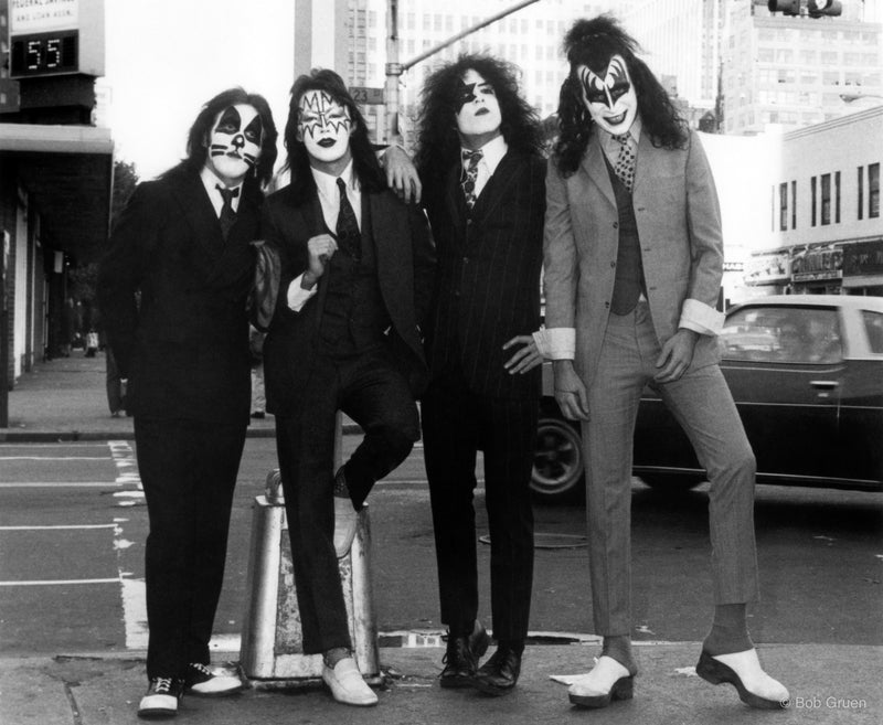 Kiss. NYC. October 26, 1974, photographed by Bob Gruen.