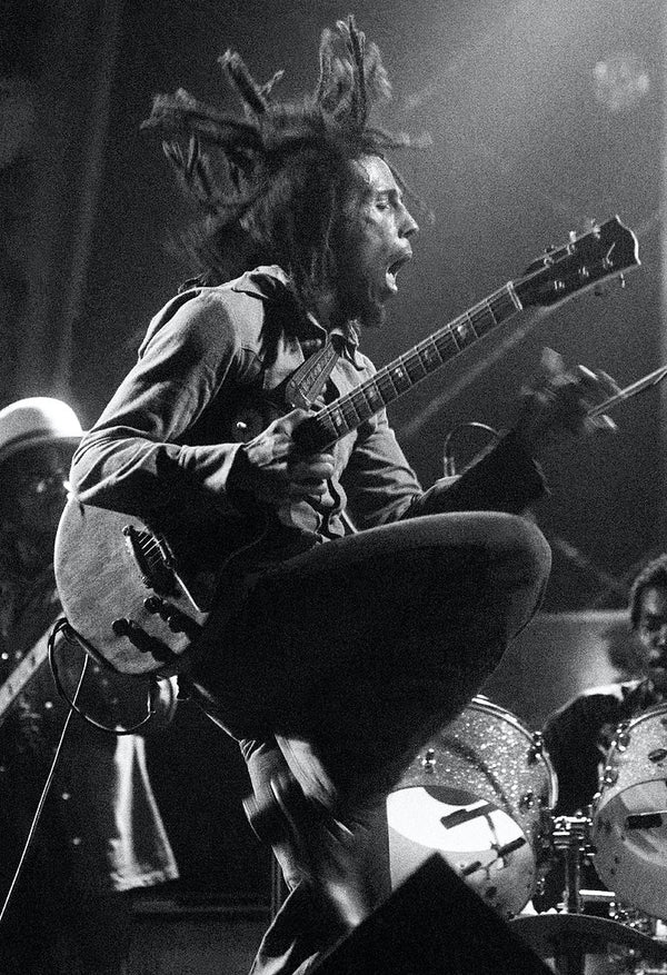Bob Marley. Odeon Theatre in Birmingham. UK, 1975