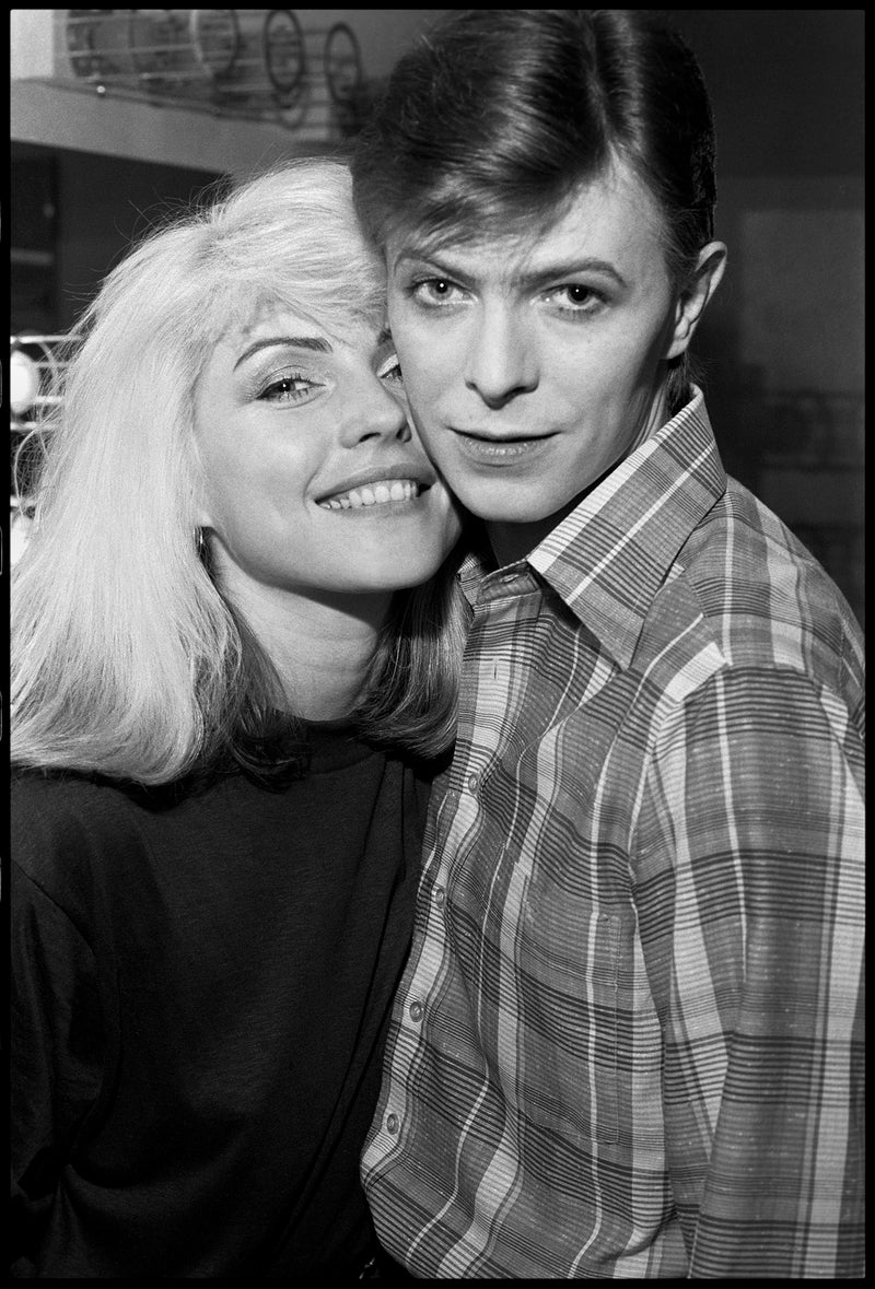 Debbie Harry with David Bowie, New York City, 1977