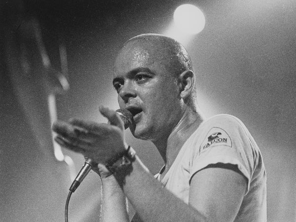 Luca Prodan. Buenos Aires, Argentina, 1985