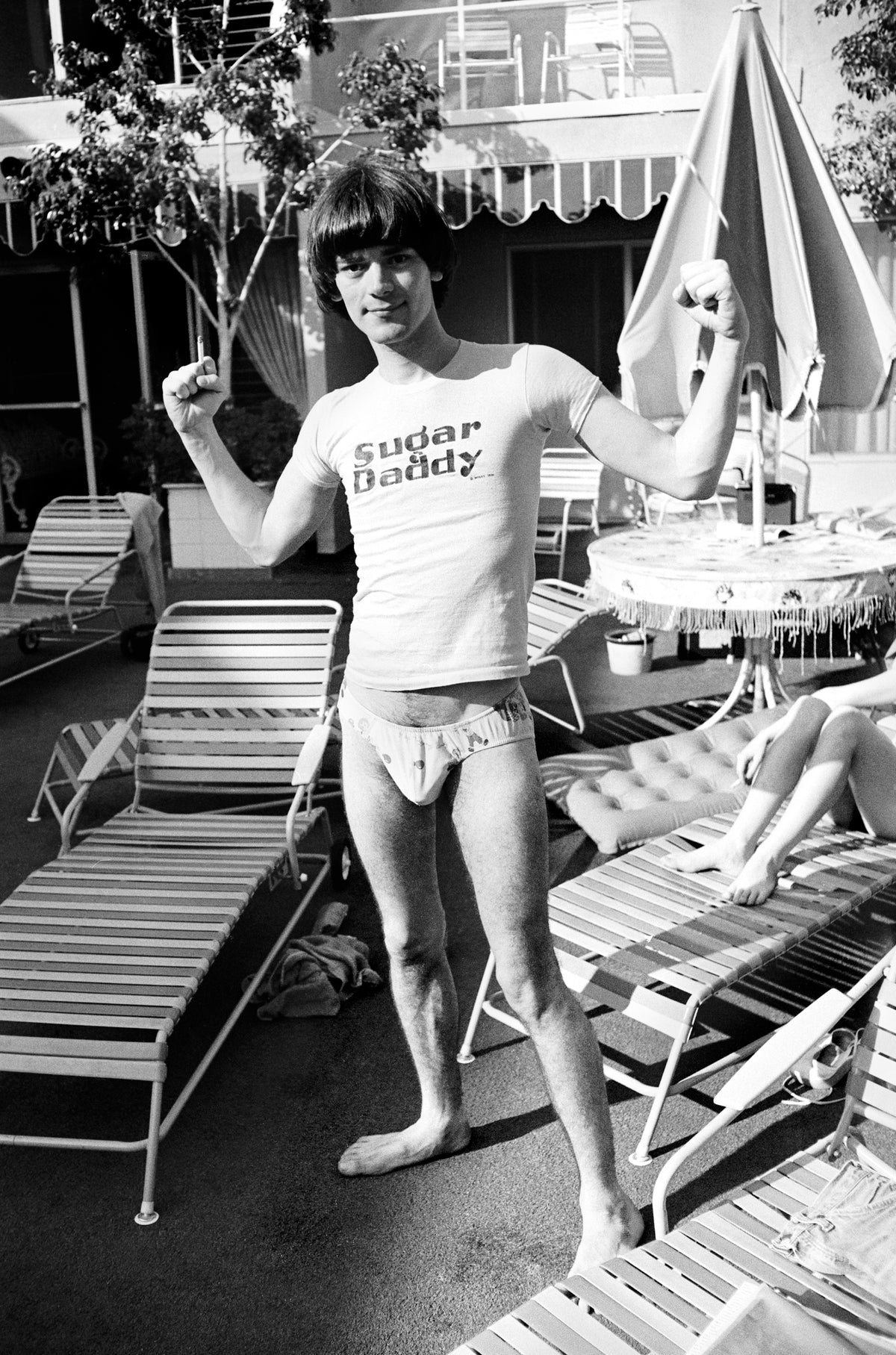 Dee Dee Ramone, photographed by Danny Fields, Washington DC, 1976