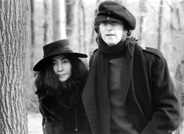 John Lennon and Yoko Ono. Greenwich, Connecticut, 1973