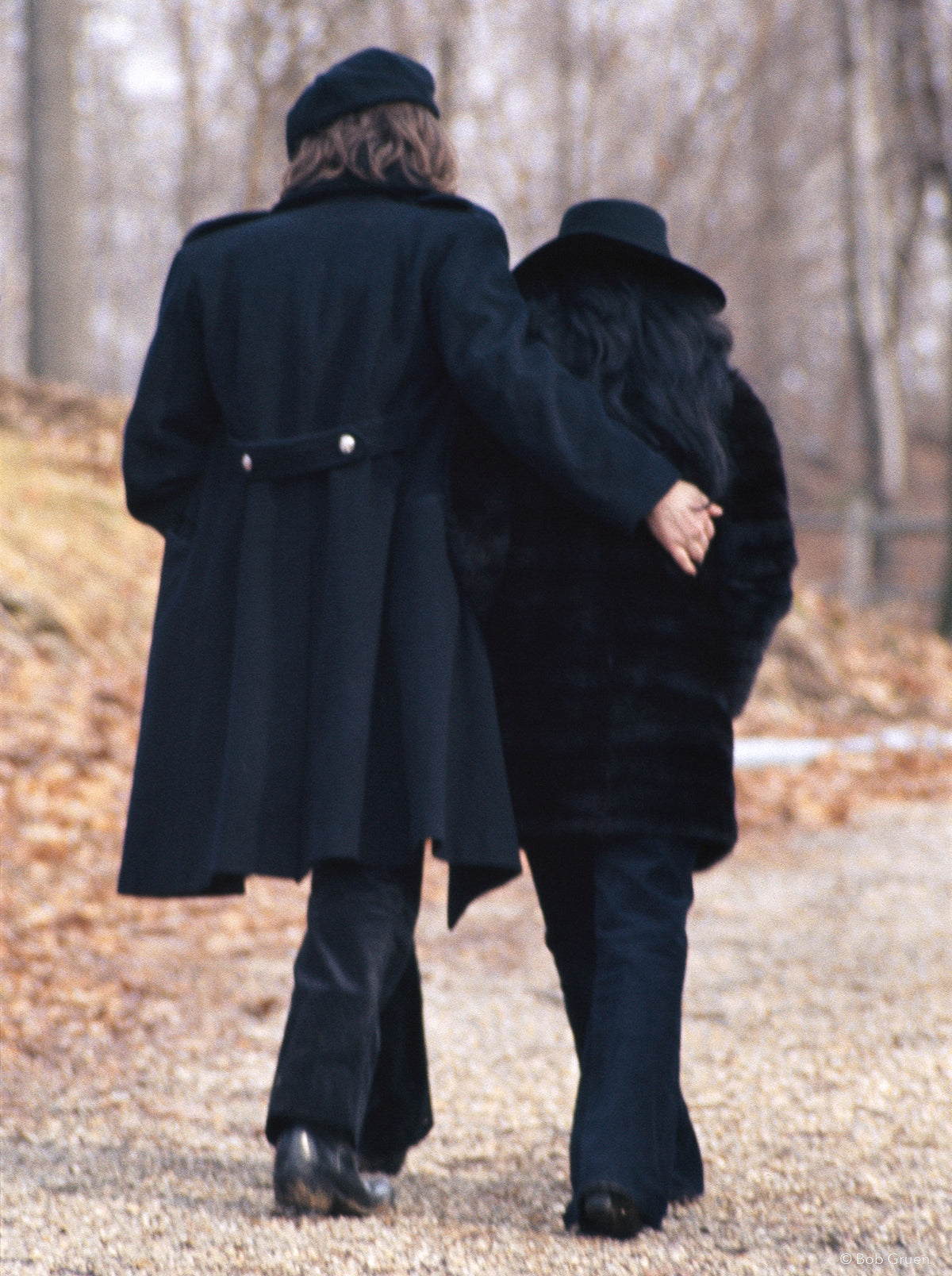 John Lennon & Yoko Ono. NYC, 1973, photographed by Bob Gruen.