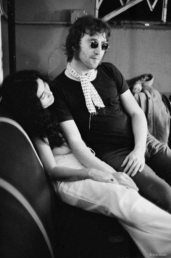 Yoko Ono and John Lennon. Butterfly Studios, NYC, 1972