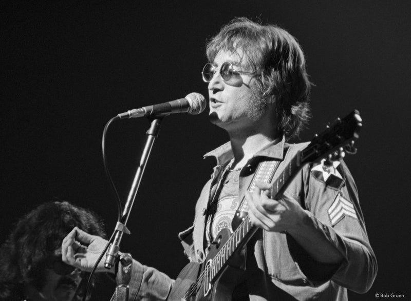John Lennon - Live At MSG, NYC 1972, photographed by Bob Gruen.