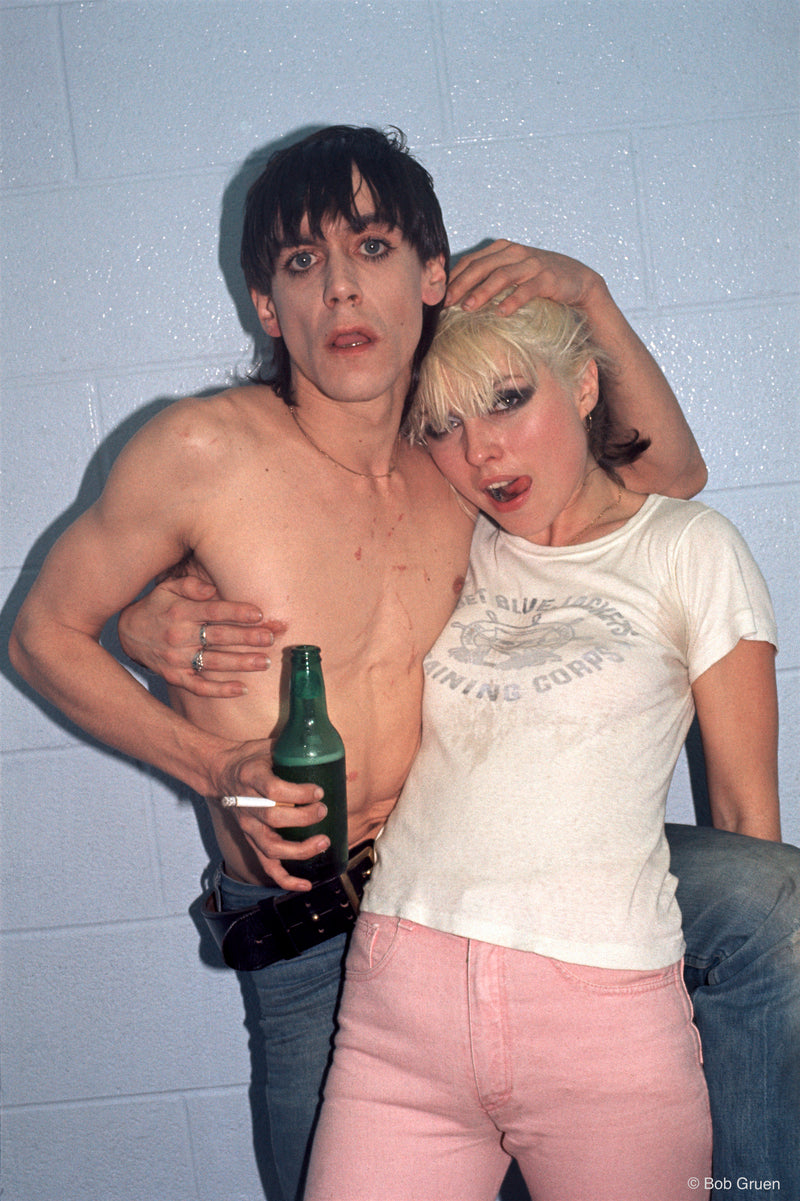 Iggy Pop & Debbie Harry. Toronto, 1977, photographed by Bob Gruen.