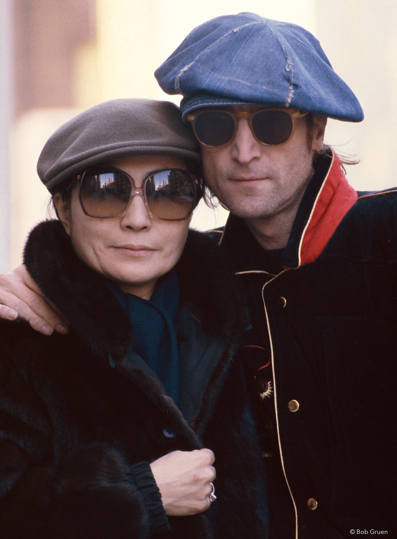 John Lennon and Yoko Ono. NYC, 1980, photographed by Bob Gruen.