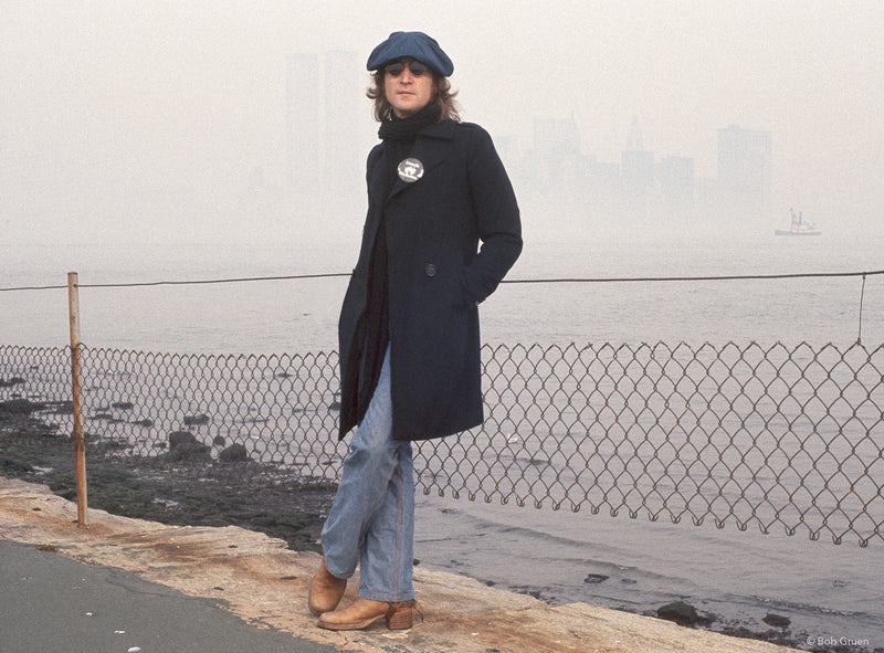 John Lennon. NYC, 1974, photographed by Bob Gruen.