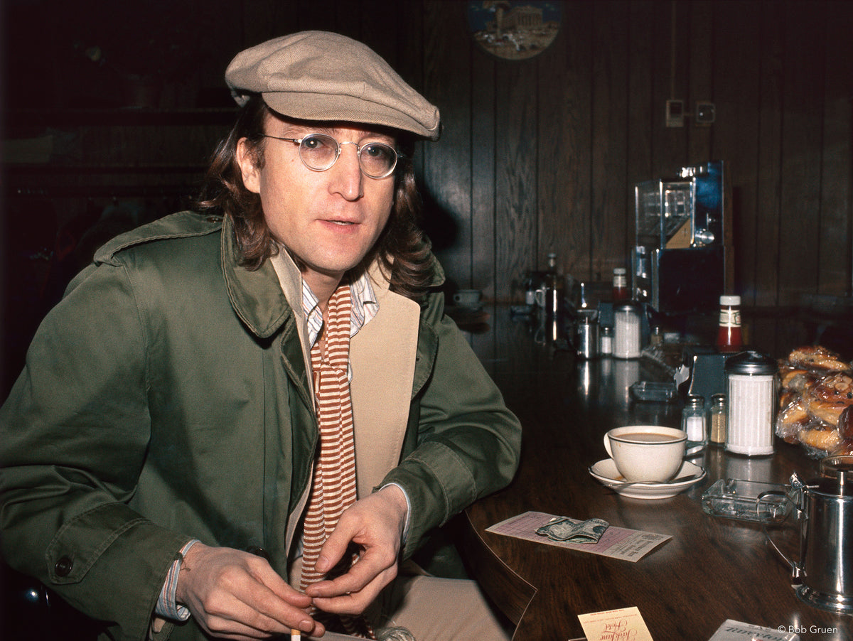 John Lennon. NY, 1975, photographed by Bob Gruen.