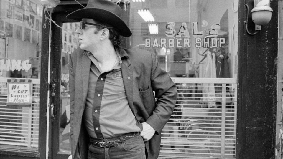 Joe Strummer of The Clash, New York, 1980, photographed by Roberta Bayley.