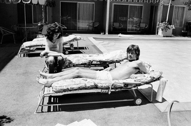 Joey and Dee Dee Ramone, Sunset Marquis Hotel, L.A., February 1977