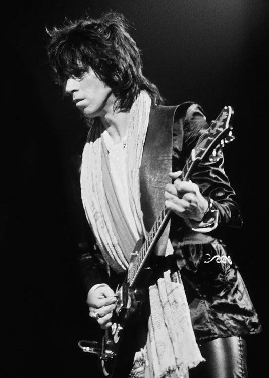 Keith Richards. London, 1975