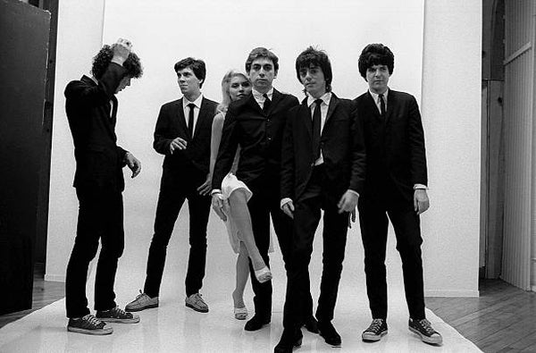 Blondie. Parallel Lines cover shoot. NYC, 1978