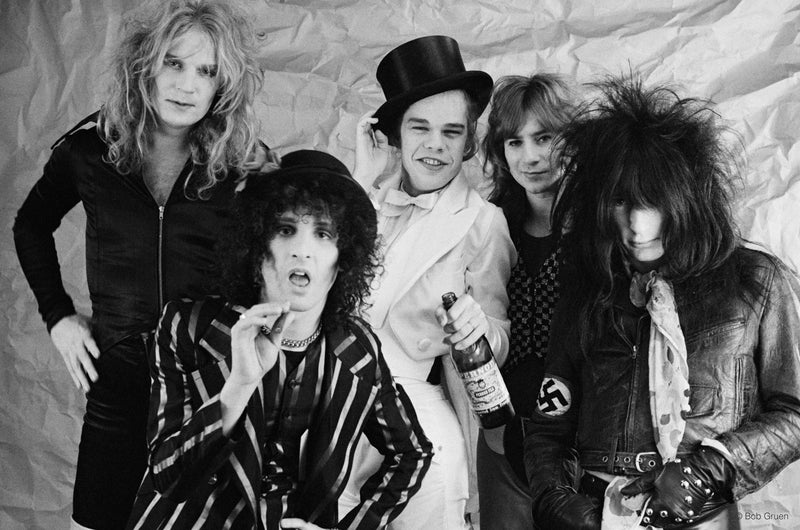 New York Dolls, West 29th Street Studio, NYC. November 1973, photographed by Bob Gruen.