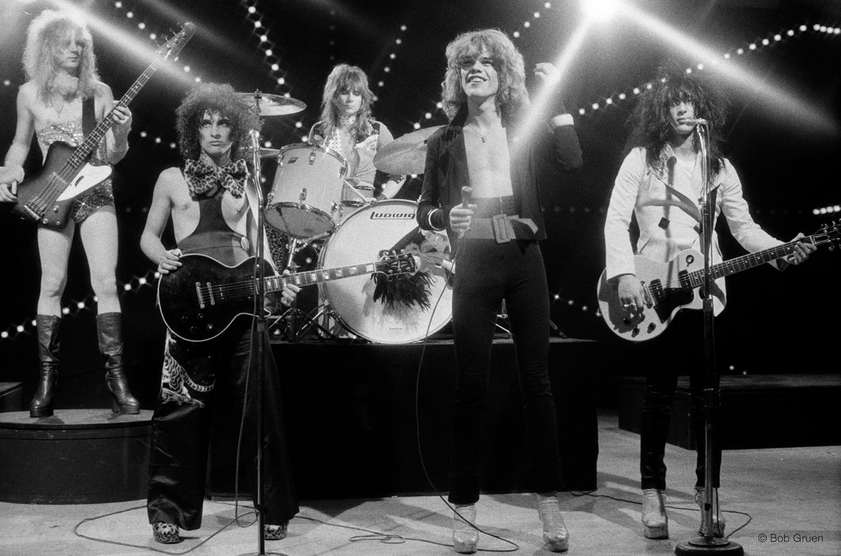 New York Dolls, Los Angeles, CA. September 8, 1973, photographed by Bob Gruen.