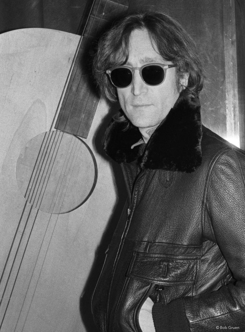 John Lennon. NYC, 1980, photographed by Bob Gruen.