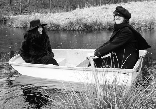 John Lennon & Yoko Ono. Greenwich, Connecticut, 1973