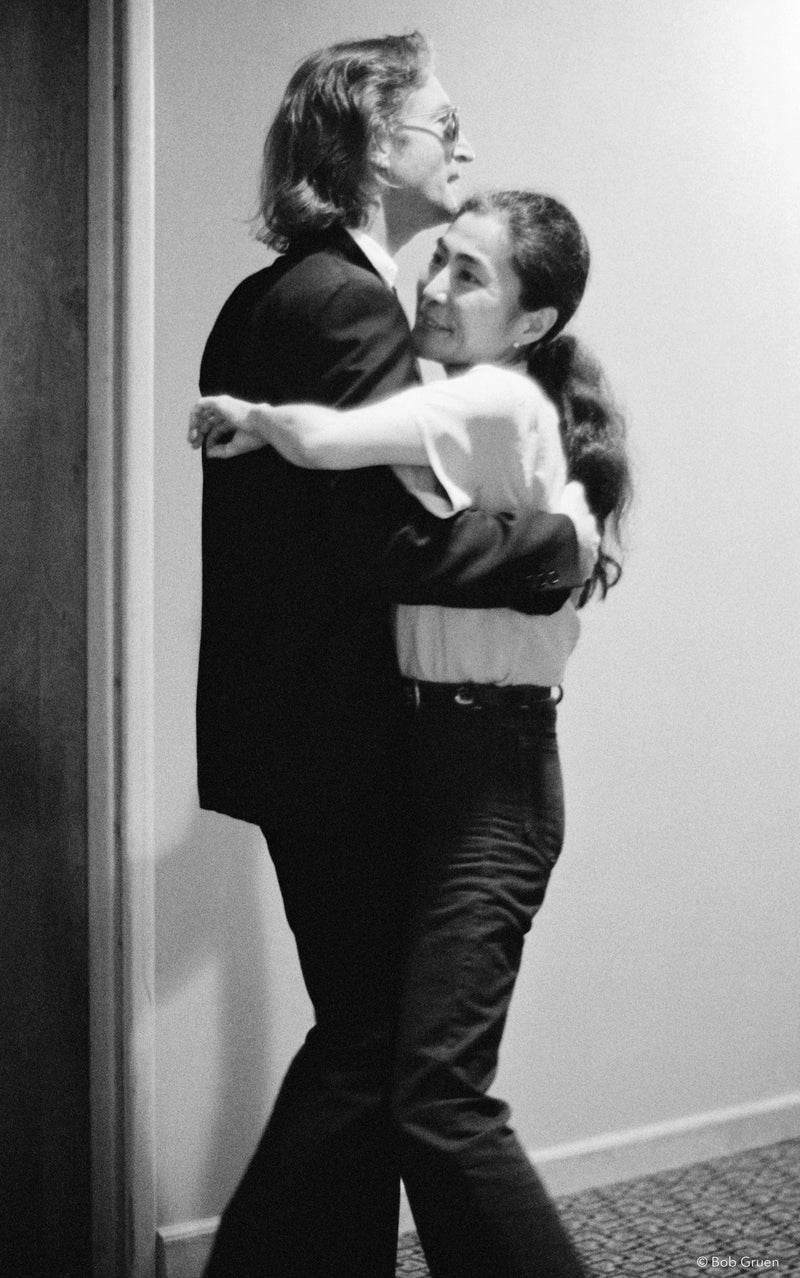 John Lennon & Yoko Ono. NYC, 1980, photographed by Bob Gruen.