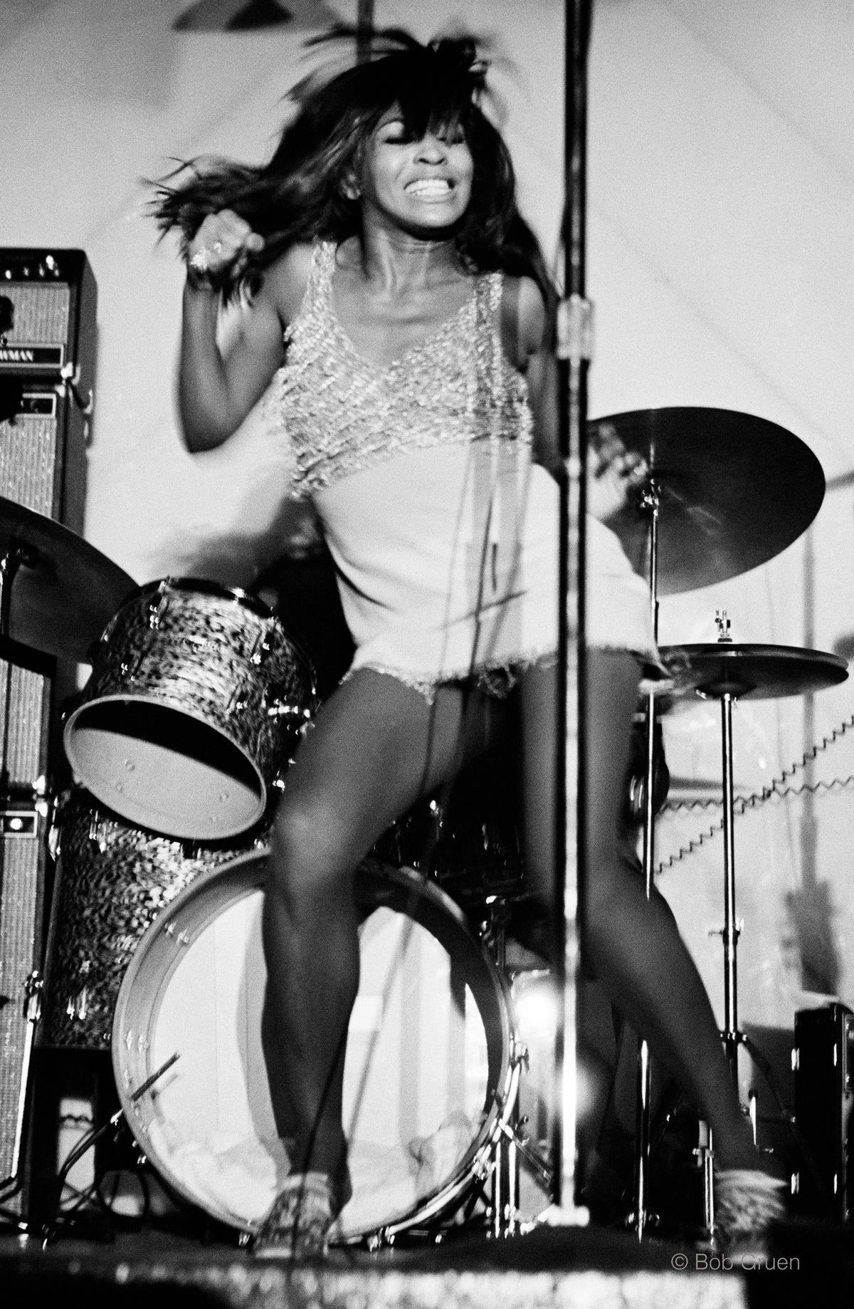Tina Turner, Honka Monka Club, NYC. July 8, 1970, photographed by Bob Gruen.