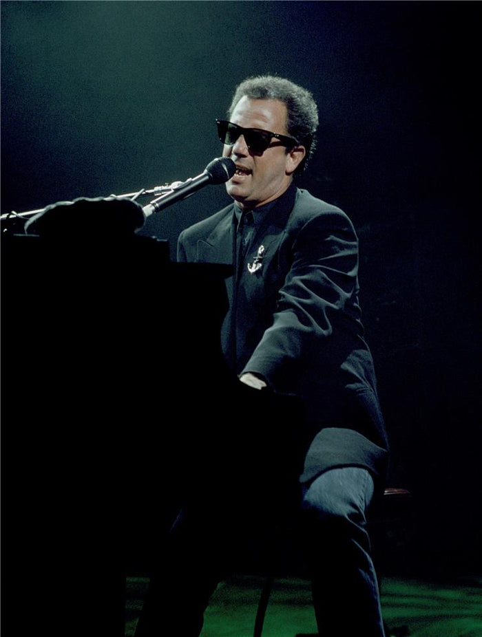 Billy Joel, 1990, photographed by Patrick Harbron.