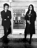 Bob Dylan and Joan Baez, Newark, New Jersey, 1964, photographed by Daniel Kramer.