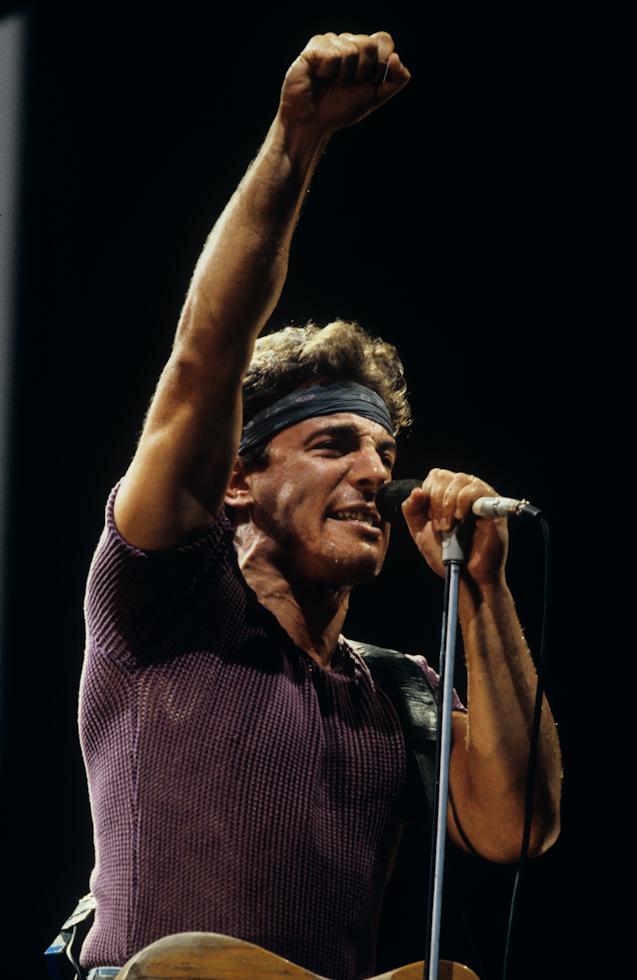 Bruce Springsteen, Toronto, 1985, photographed by Patrick Harbron.