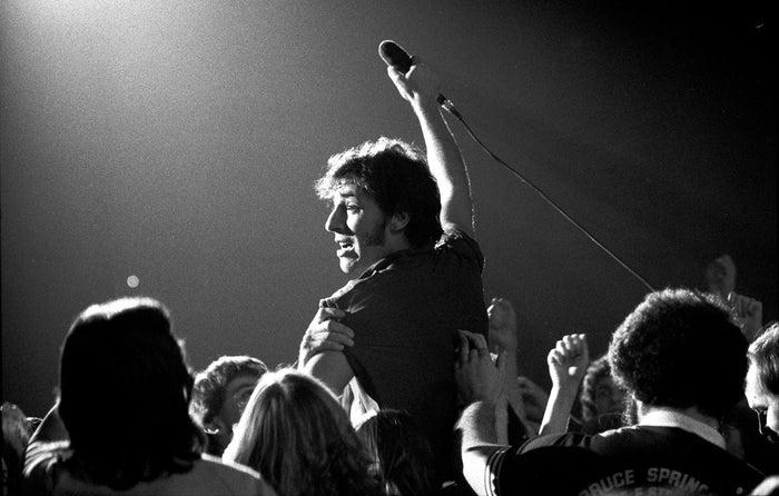 Bruce Springsteen and the E Street Band, Toronto, 1981, photographed by Patrick Harbron.