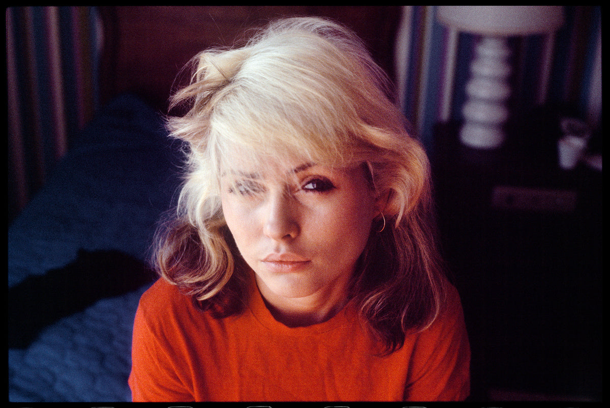 Debbie Harry color portrait photographed by Chris Stein in New York City, 1978