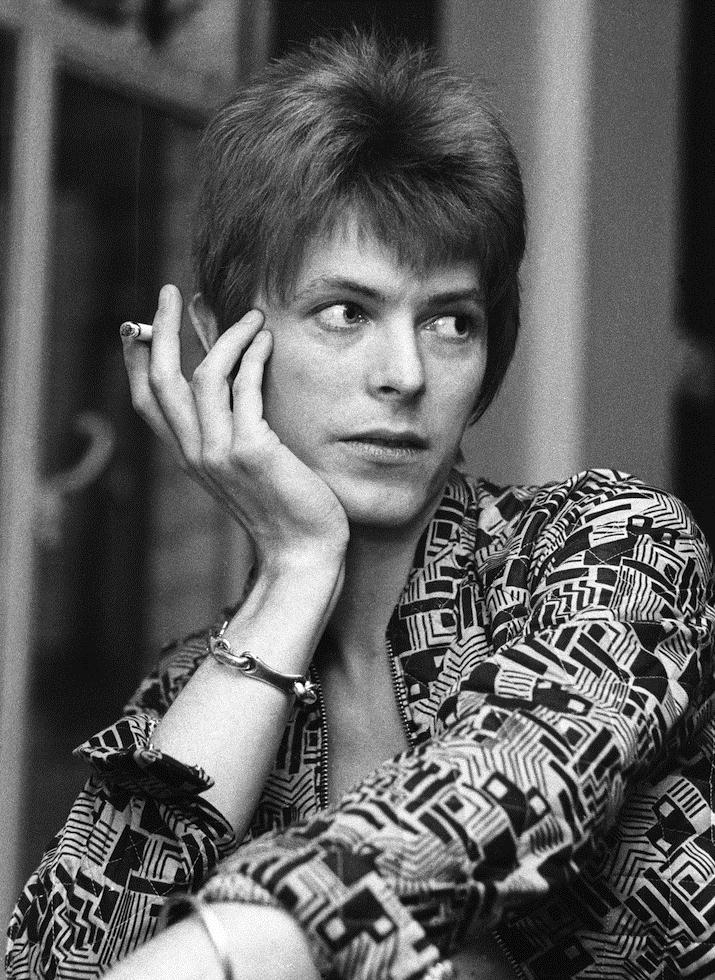 David Bowie, London 1972, photographed by Barrie Wentzell