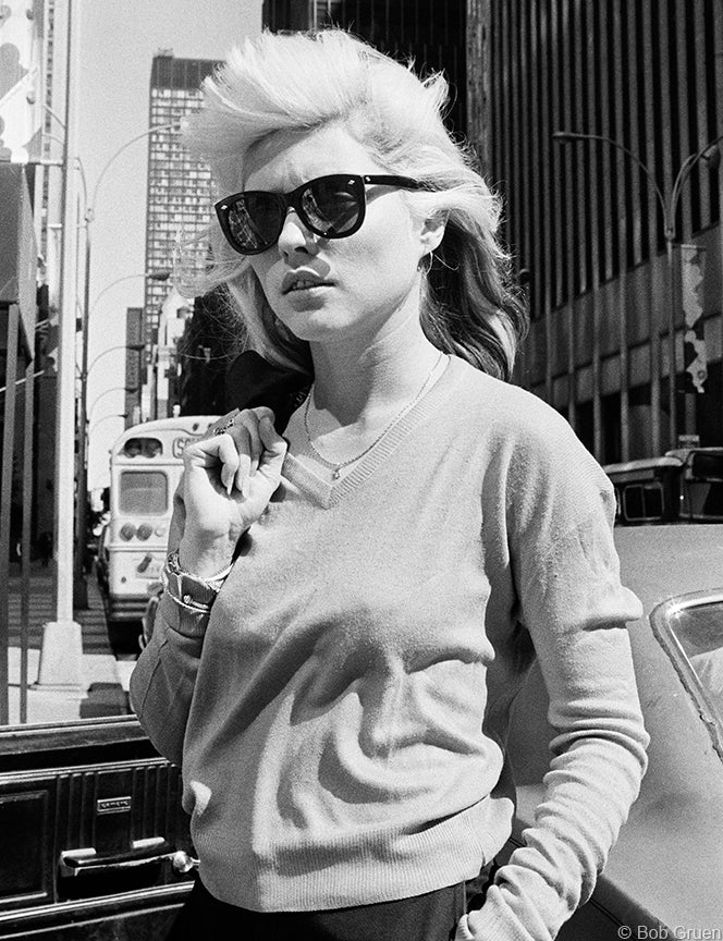 Debbie Harry, New York City, 1977, photographed by Bob Gruen.