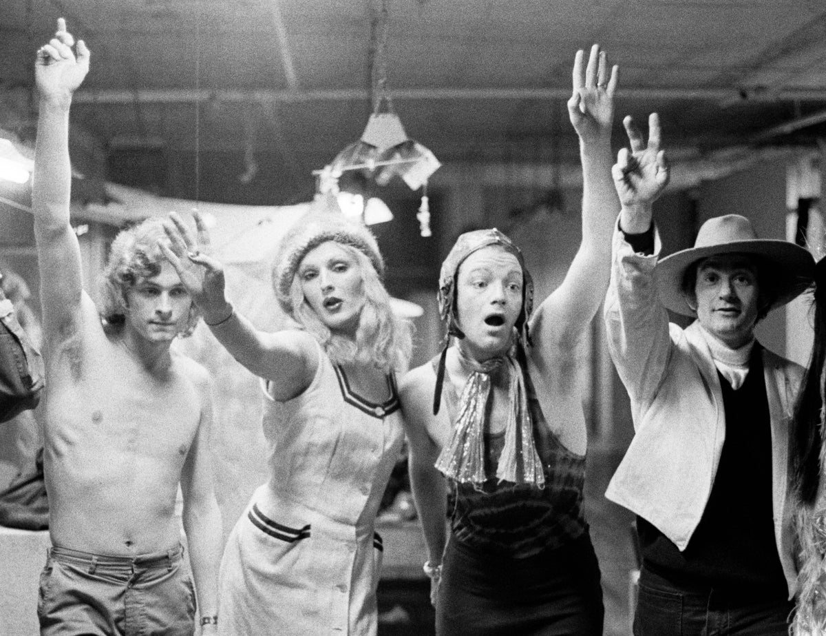 Jackie Curtis during rehearsals for Vain Victory, New York City, 1971. Photograph by Bob Gruen.