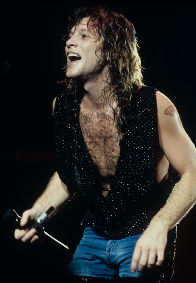 Jon Bon Jovi, Toronto, 1987, photographed by Patrick Harbron.