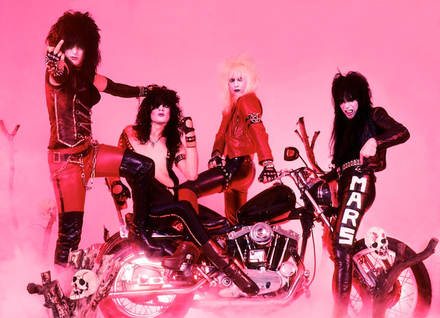 Motley Crue, Hollywood, California, 1982, photographed by Mark Weiss.