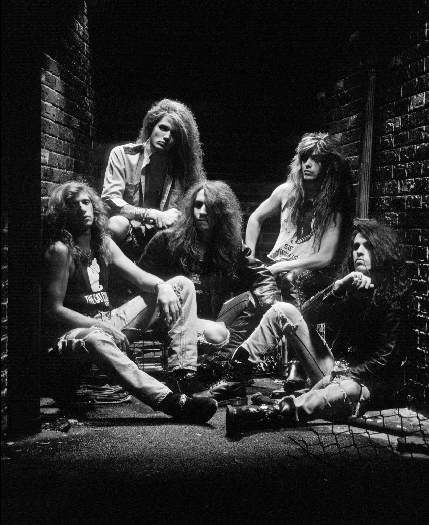 Skid Row, 1988, photographed by Mark Weiss.